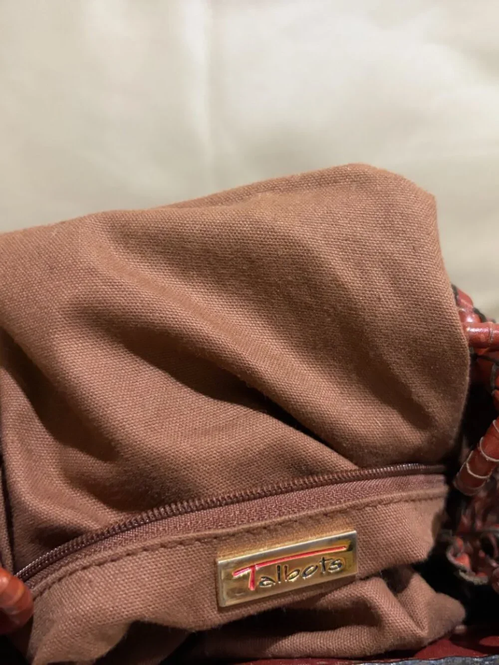 Talbots talbot leather